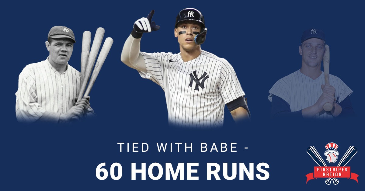 Aaron Judge hits No. 60 to tie Babe Ruth, Stanton wins it with slam