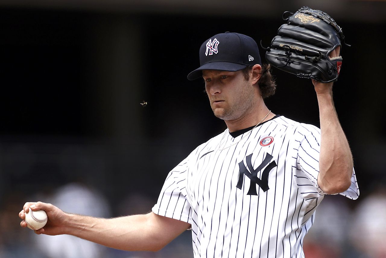 Gerrit Cole New York Yankees Pinstripes Home Jersey