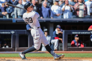 Aaron Judge during the game against the Orioles.