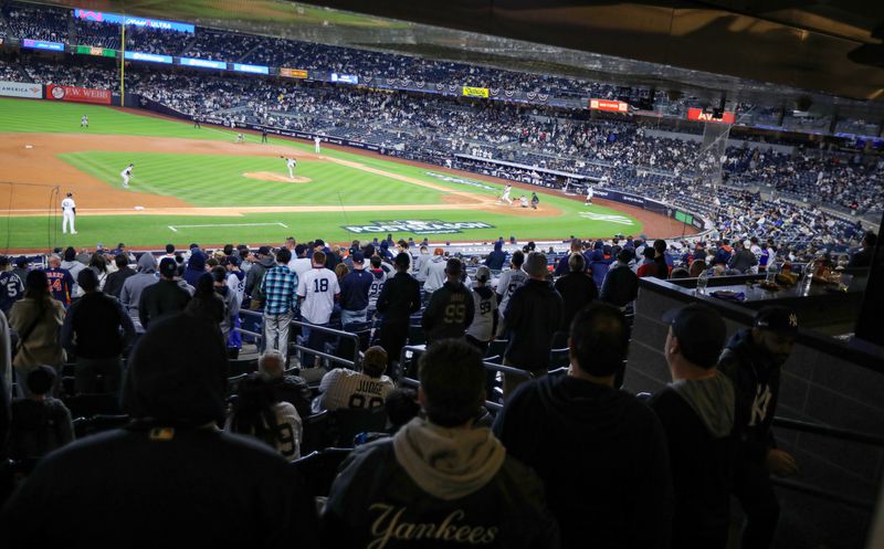 Astros fans at Yankee Stadium