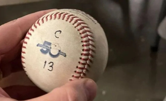Aaron Judge's 62nd home run ball