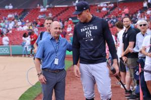 Cashman with Aaron Judge