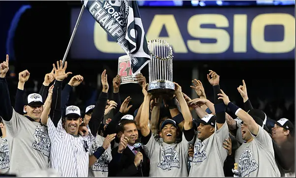 Yankees win 2009 world series