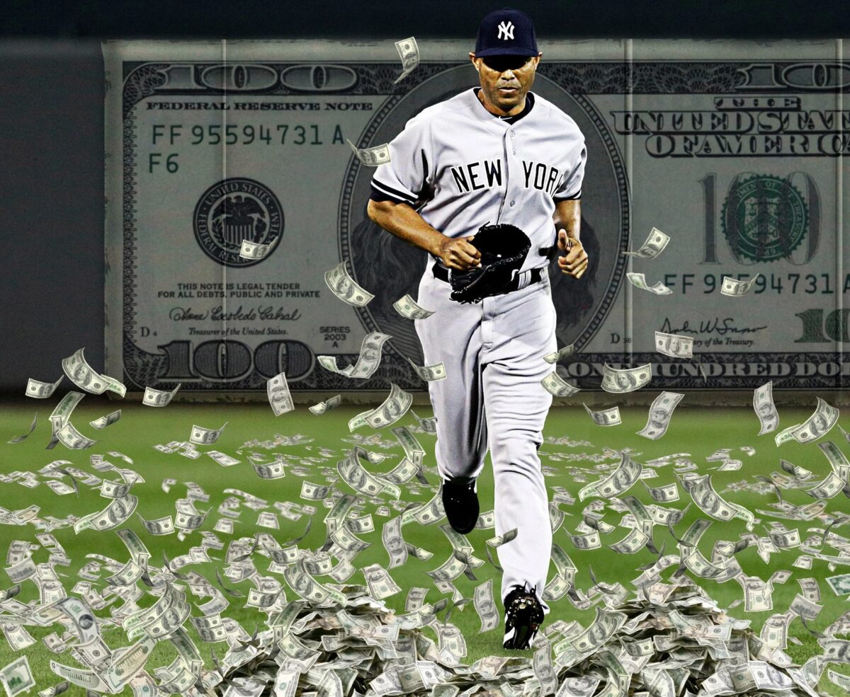 Yankees' payroll is one of the highest in the MLB.