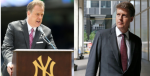 Michael Kay and Yankees' owner Hal Steinbrenner.