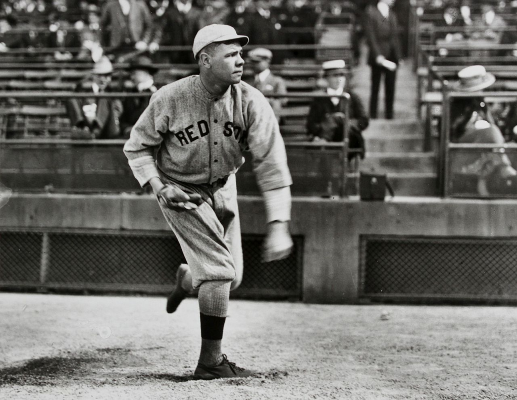 Babe Ruth hits his 30th home run of the season, breaking his own  single-season record