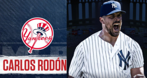 Carlos Rodon signed with the Yankees for $162 million, six years