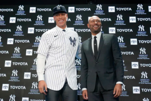 Aaron Judge and Derek Jeter