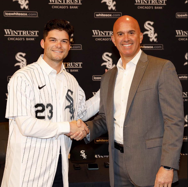 Andrew Benintendi of New York Yankees joins the Chicago White Sox