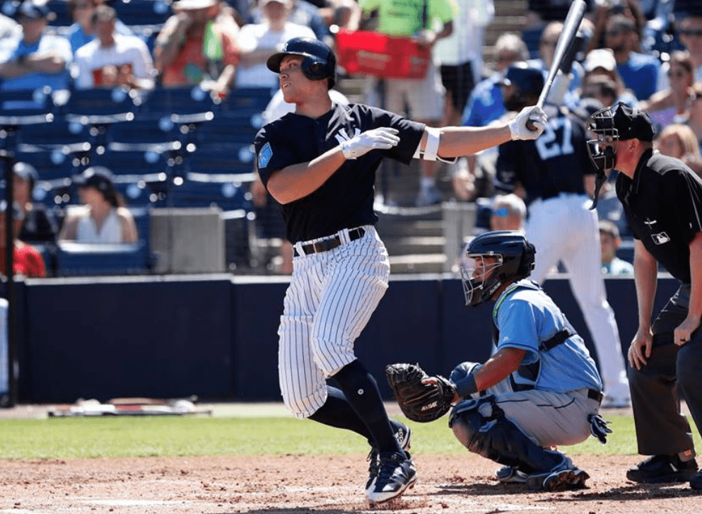 Yankees' Aaron Judge kicks off spring training getting work at