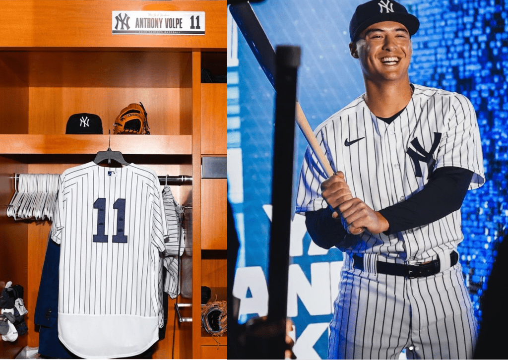 Anthony Volpe gets the Yankees No. 11 for his debut season in 2023.