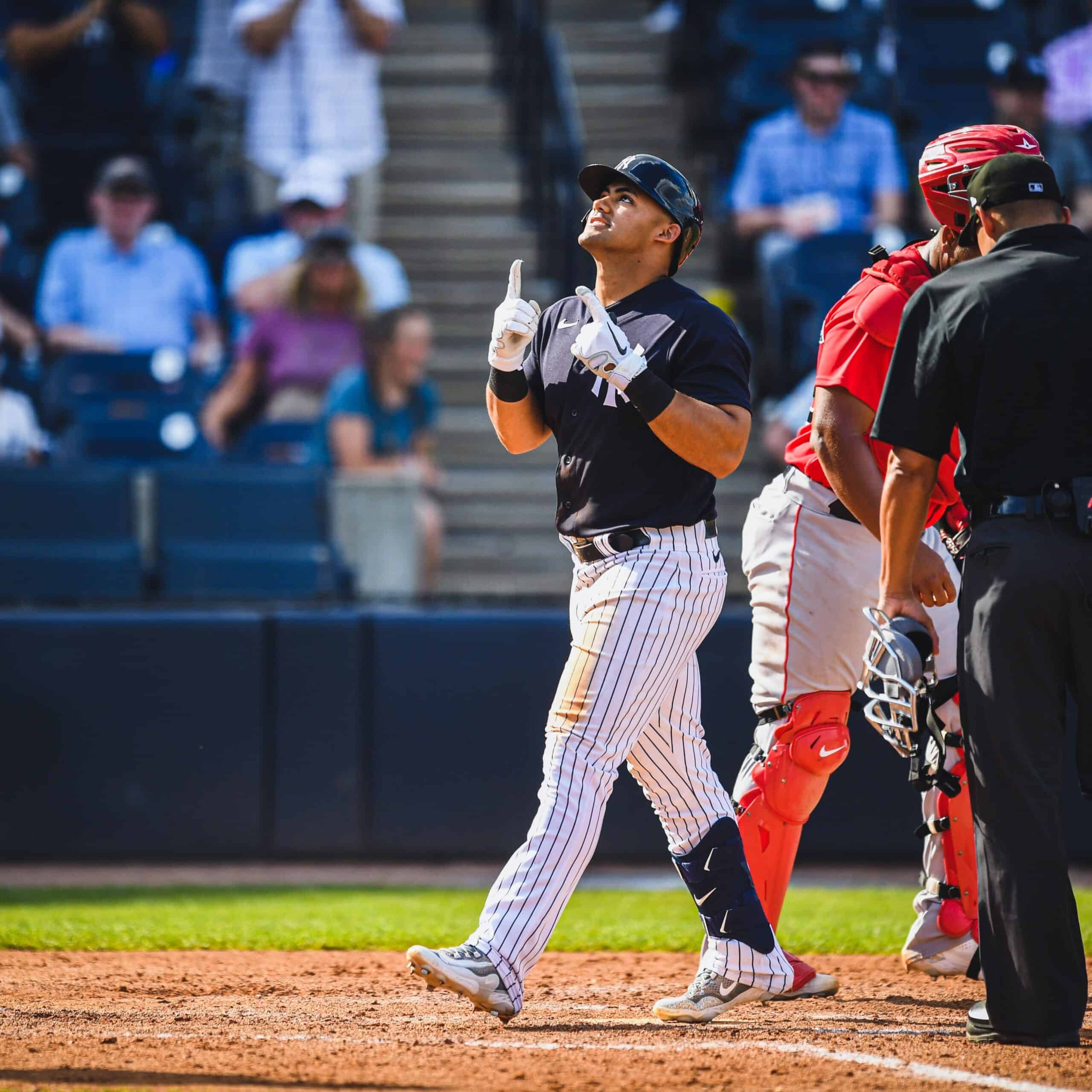 Jasson Dominguez at Yankees spring training as'The Martian' tries to learn