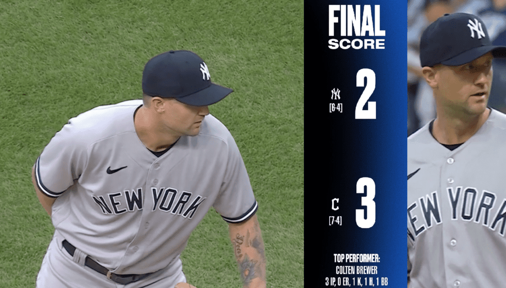 Colten Brewer is impressive in his two games pitching for the Yankees.