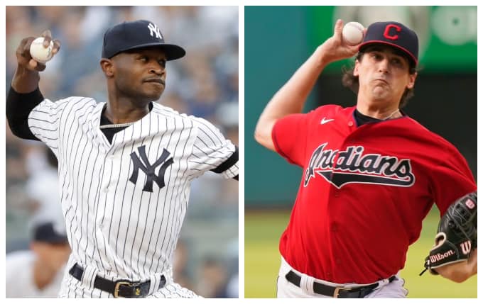 Domingo German of the Yankees vs. Cal Quantrill of the Guardians