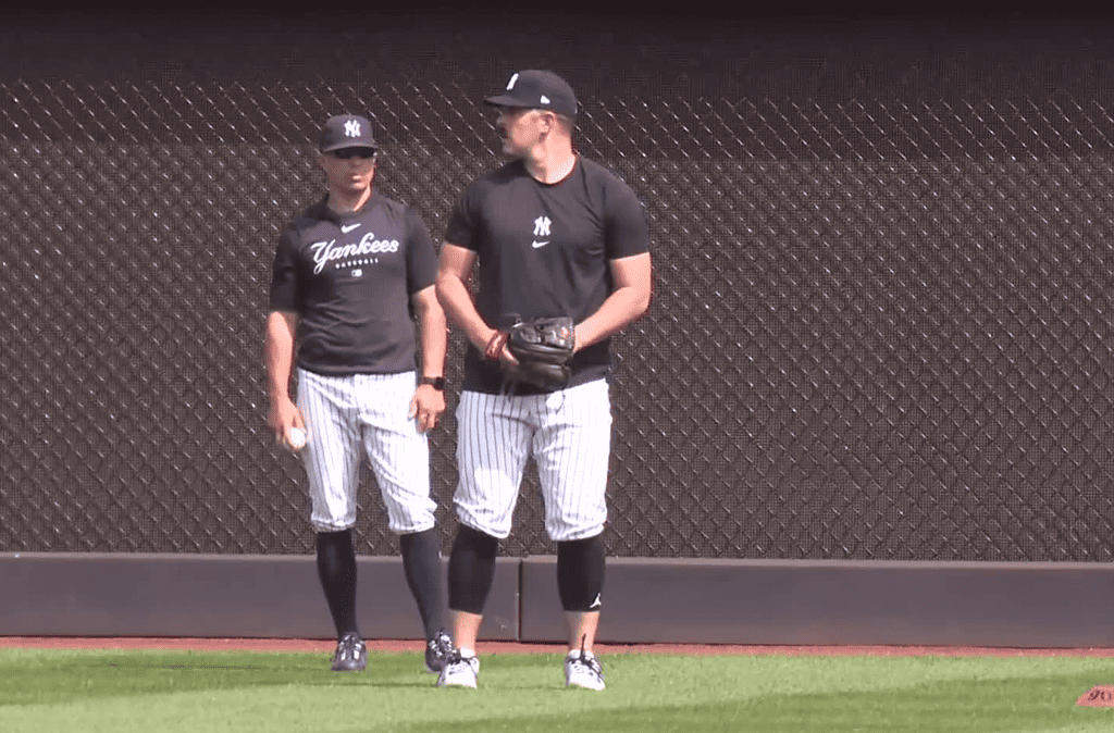 Carlos Rodon is pitching at Yankee Stadium during a practice session on May 23, 2023.