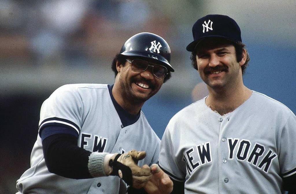 Reggie Jackson y Thomas Munson, los dos líderes de los New York Yankees de 1978