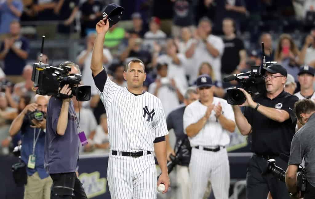 Alex Rodriguez of the New York Yankees
