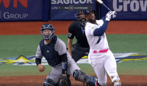 Yankees lost their come back bid against the Rays after Wander Franco smacked a go-ahead RBI double in the 7th inning at Tropicana Field on May 05, 2023.