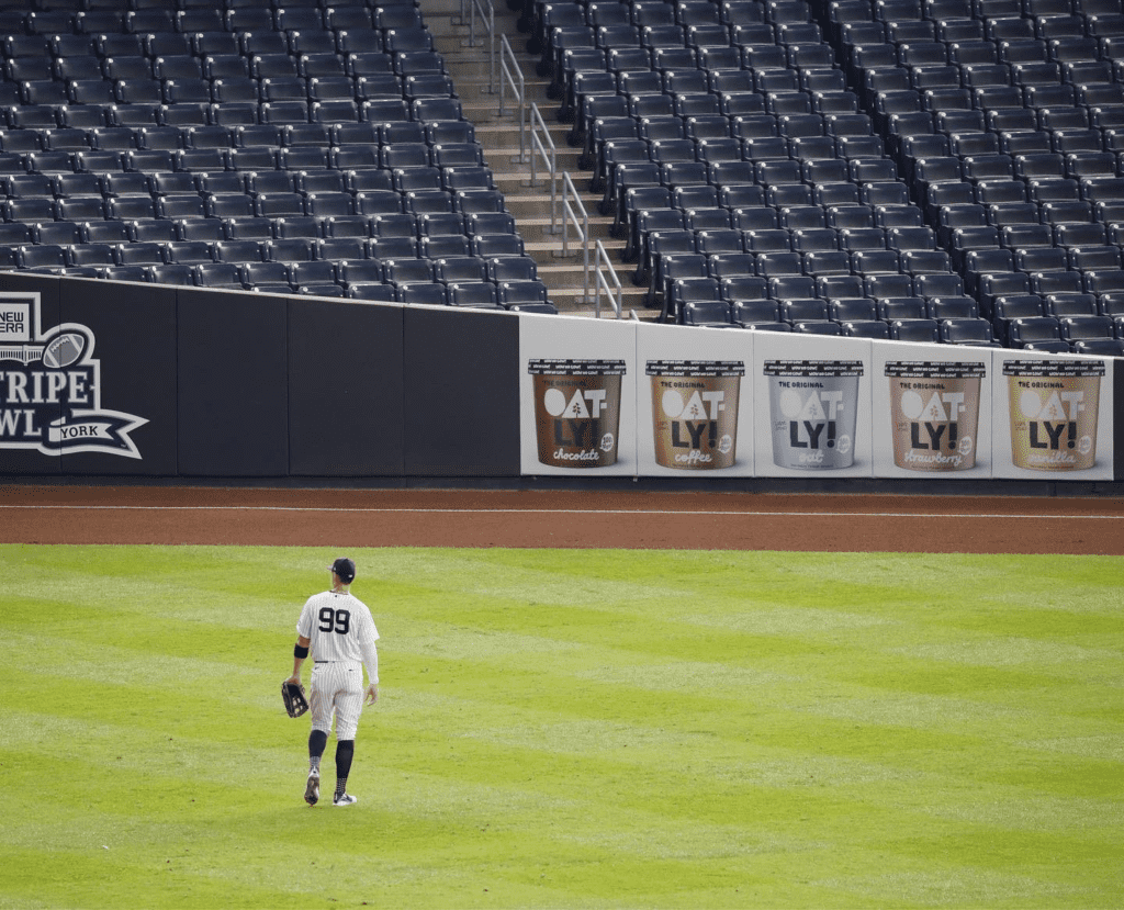 Ryan Field on X: Aaron Judge sporting his Players Weekend jersey. I  don't hate it. #AllRise #Yankees  / X