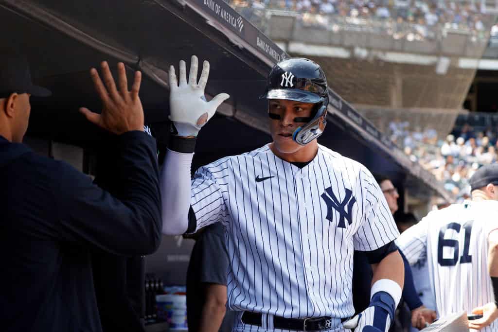 On May 13, 2023, at Yankee Stadium, Aaron Judge blasted two home runs to lead the Yankees to a 9-8 victory over the Rays.