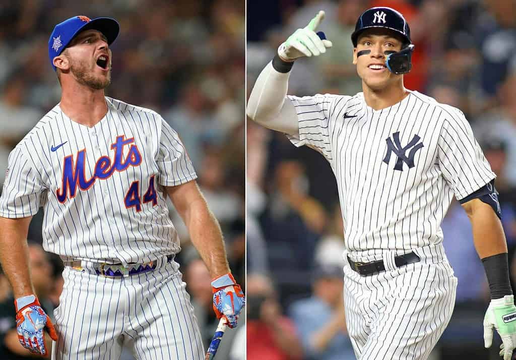 Mets' Pete Alonso and Yankees Aaron Judge