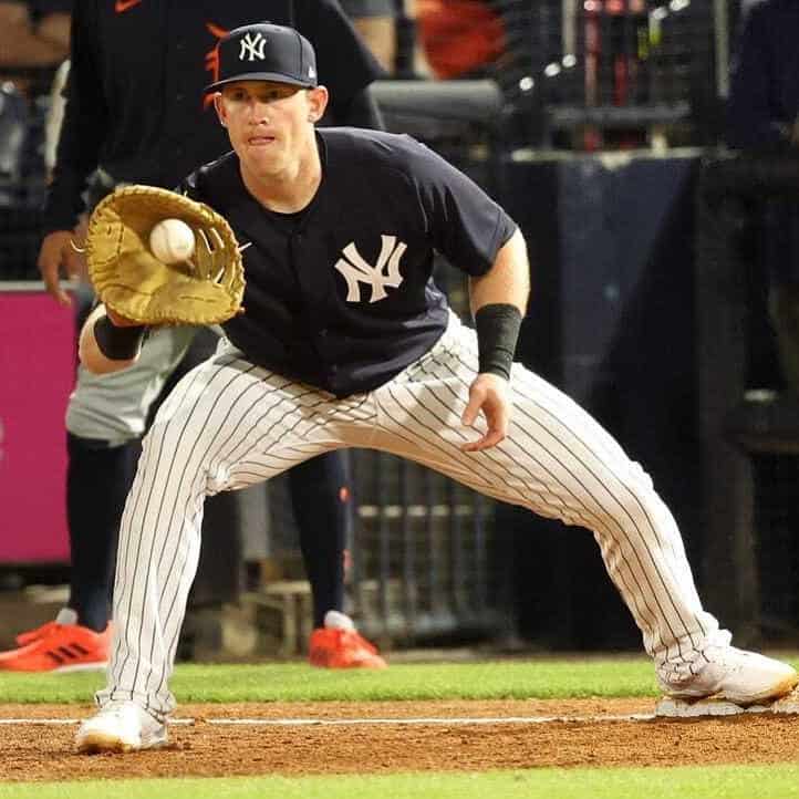 Billy Mckinney of the Yankees during the 2023 spring training.