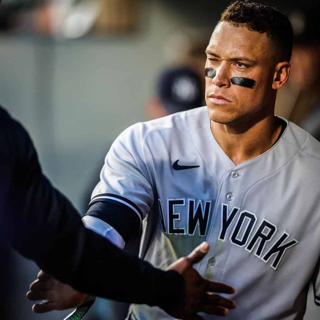 New York Yankees' Aaron Judge at T-Mobile Park, Seattle, on May 29, 2023.