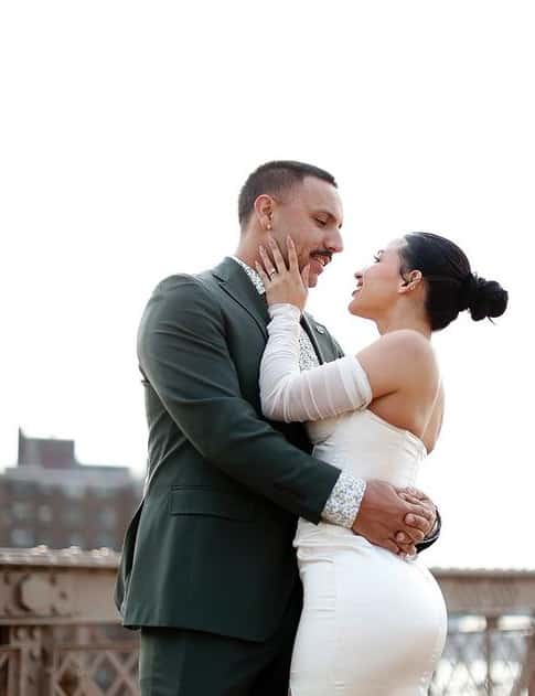 Yankees' Nestor Cortes and fiancée create magic in their NYC pre-wedding shoot.