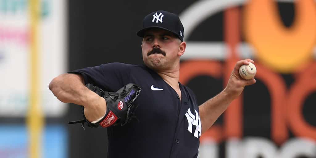 Yankees' Carlos Rodon dominates in first rehab start with Double-A