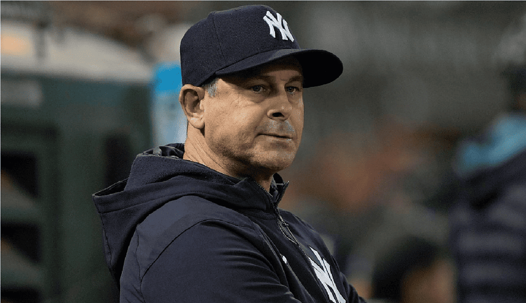 Yankees manager Aaron Boone