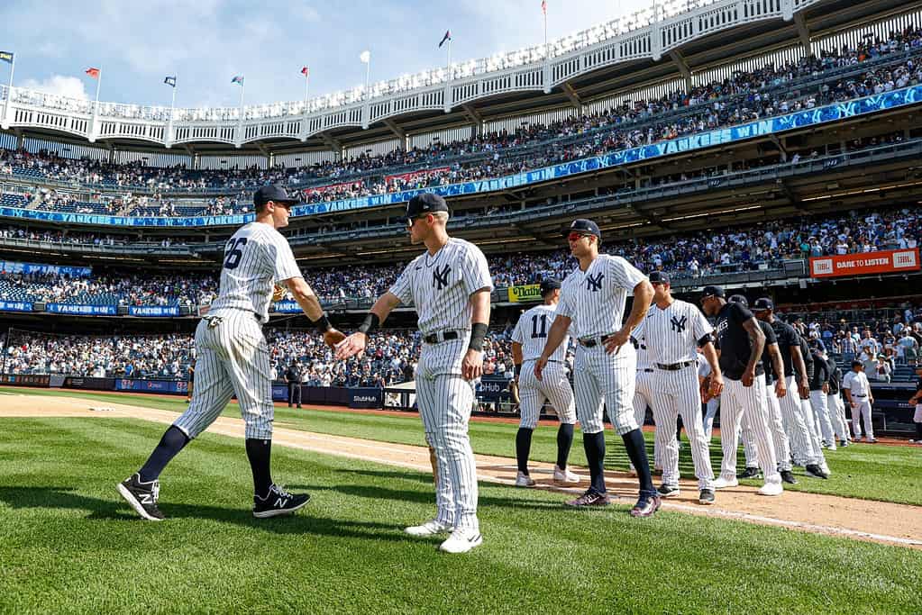 The New York Yankees team made a stunning 5-3 comeback win against Texas on June 25, 2023, at Yankee Stadium.