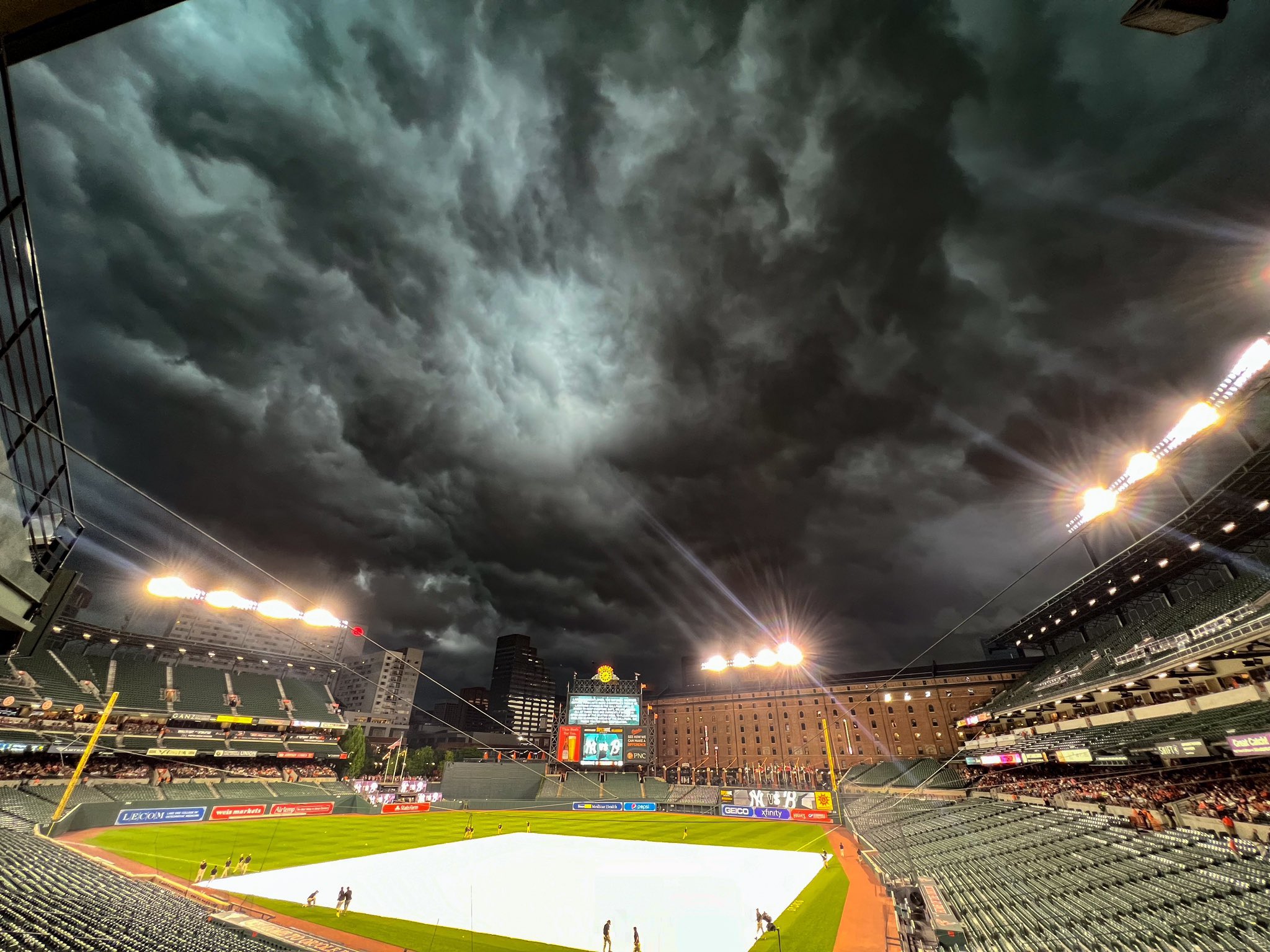 Yankees' weather forecast: Will thunderstorms delay start vs