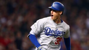 Cody Bellinger, the player of Los Angeles Dodgers who can possibly join the Yankees during the MLB trade deadline.