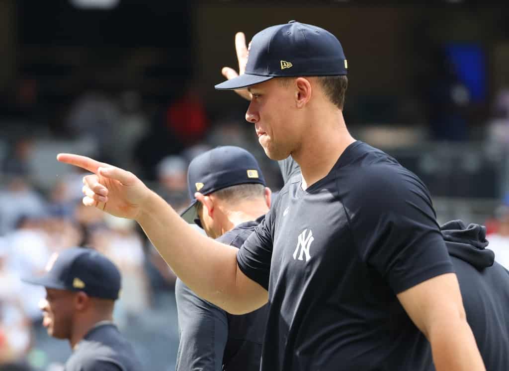 Aaron Judge is now running as part of his recovery from a sprained toe.