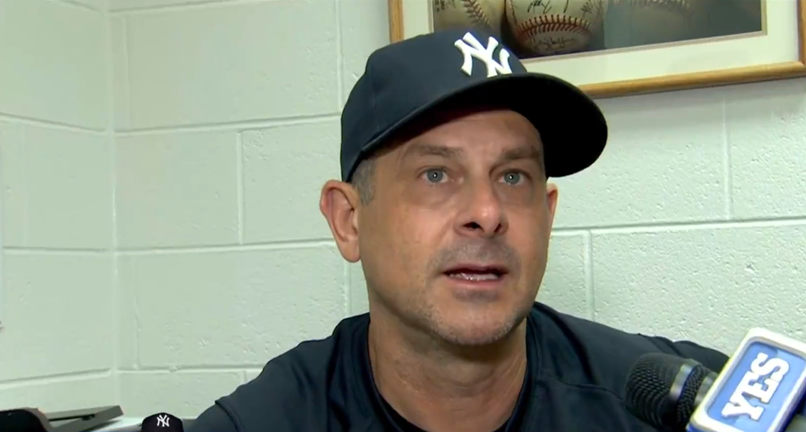 By his own admission, Yankees manager Aaron Boone earned Monday's