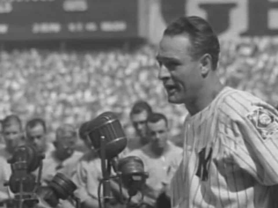 On July 4, 1939, six-time World Series champion and Yankees legend Lou Gehrig proclaimed himself to be "the luckiest man on the face of the earth."