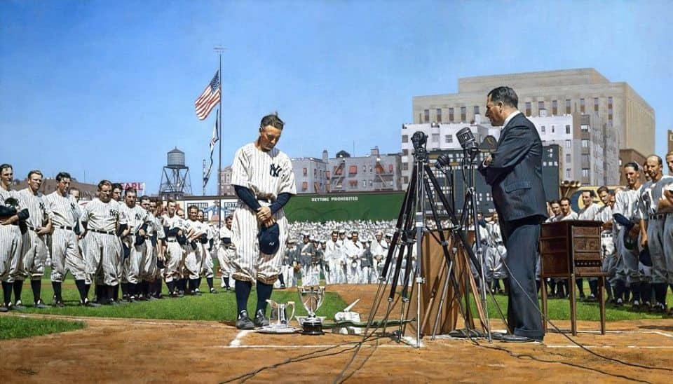 Baseball's Gettysburg Address: The Lou Gehrig “Luckiest Man” Speech, July 4, 1939.