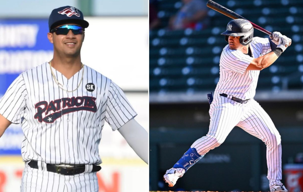 The Yankees prospects Jasson Dominguez and Everson Pereira.