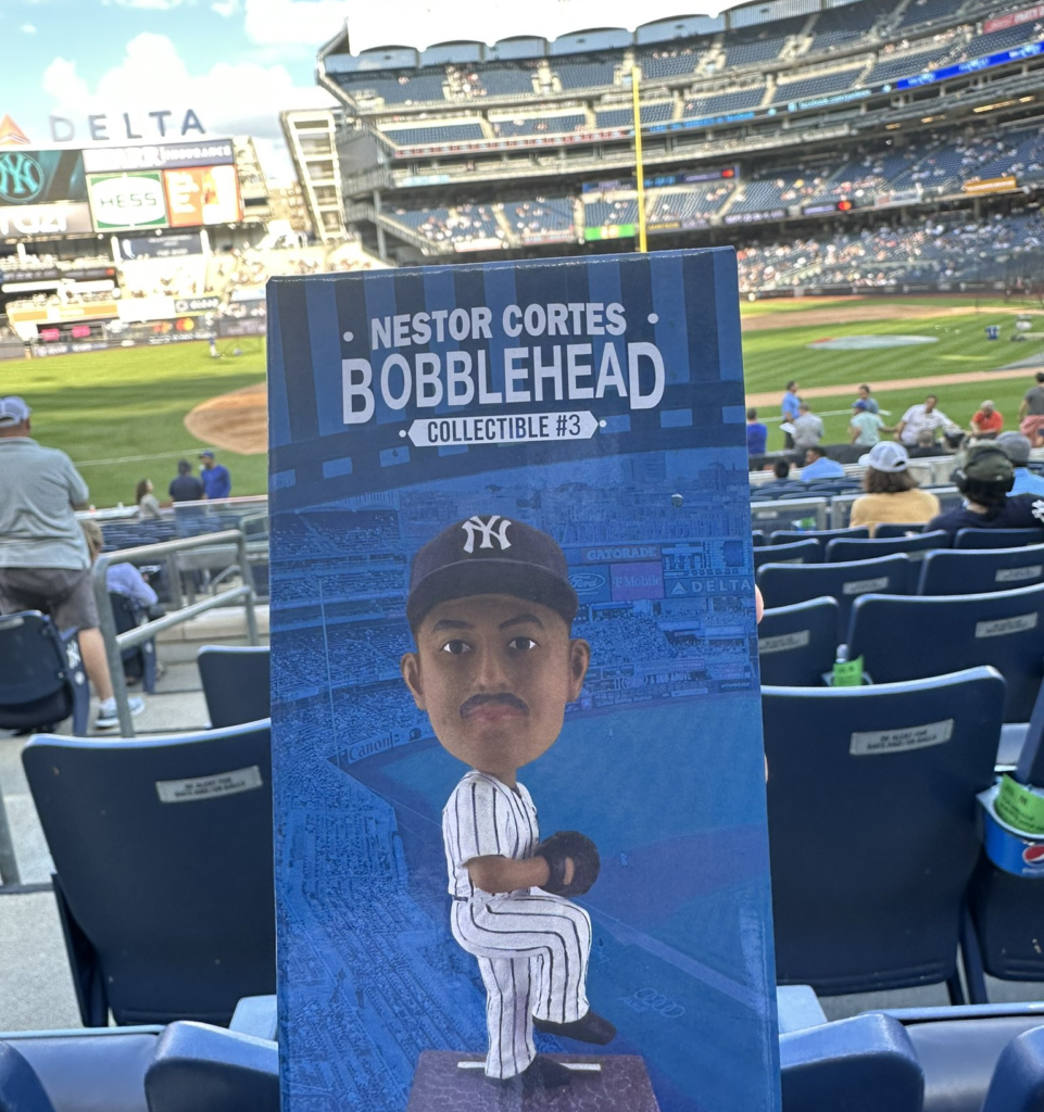 Yankees celebrate Nestor Cortes bobblehead day at Yankee Stadium