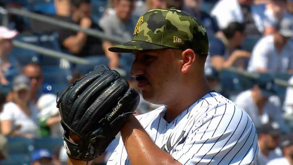 Néstor Cortés listo para jugar con los Yankees.