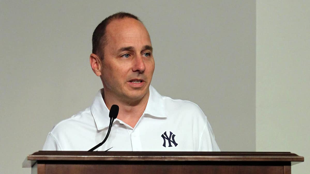 Brian Cashman, el director general de los Yankees de Nueva York.