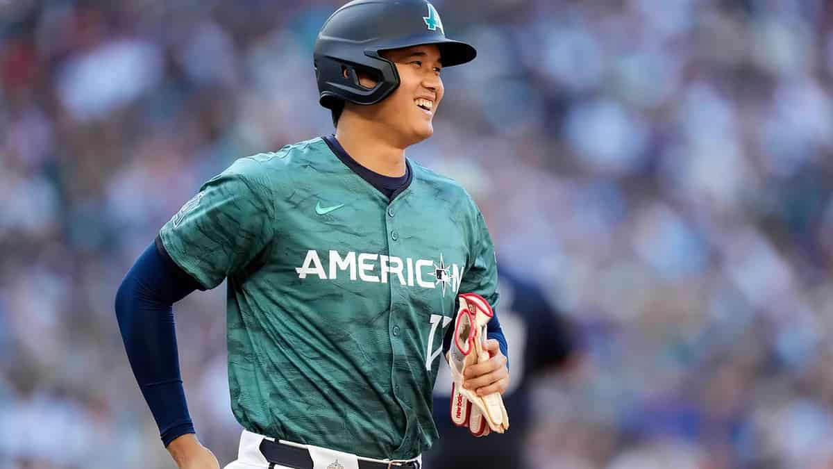 Ohtani in action in the All-Star Games in 2023.