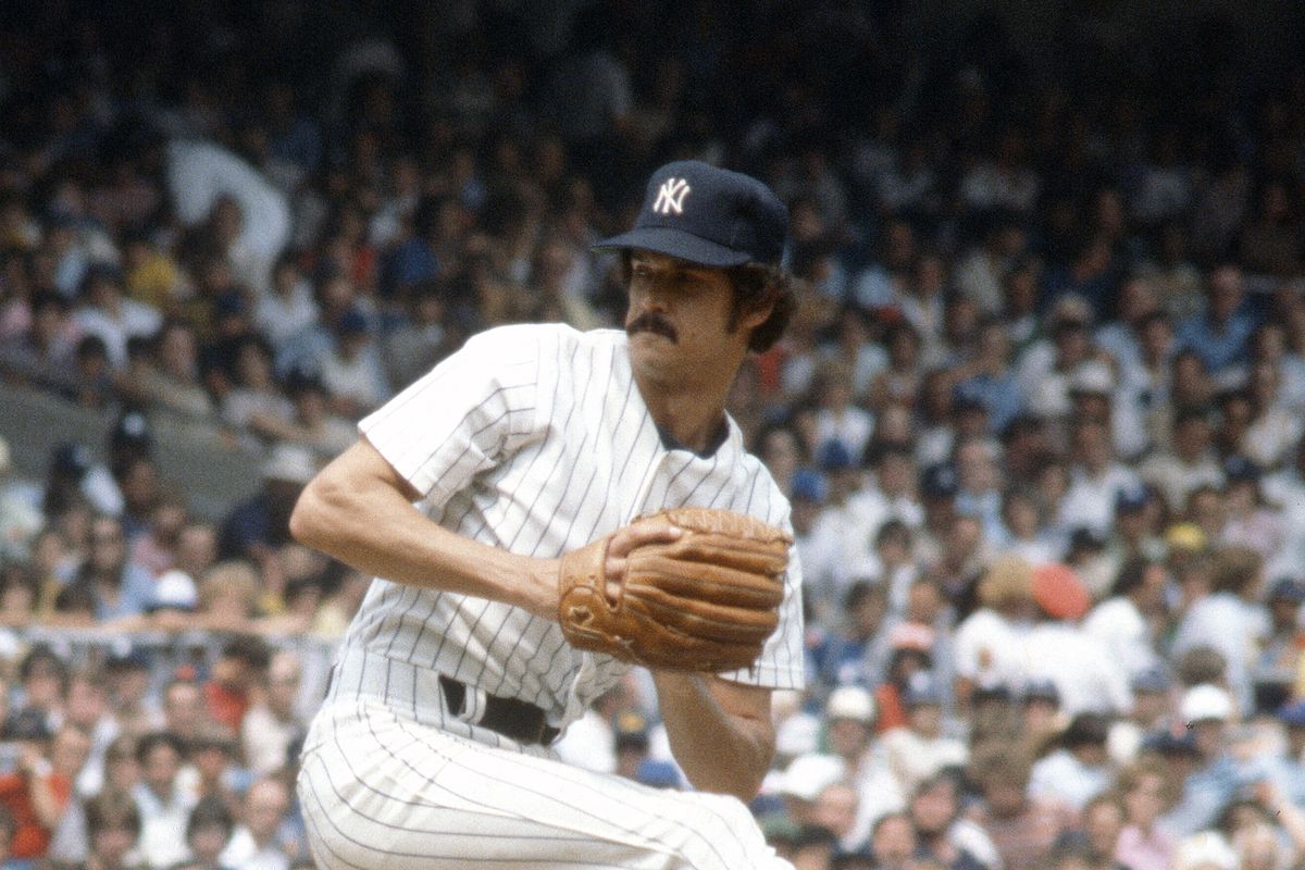 Ron Guidry in action for the Yankees