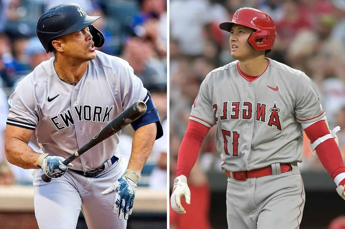 Yankees' Giancarlo Stanton and Angels' Shohei Ohtani