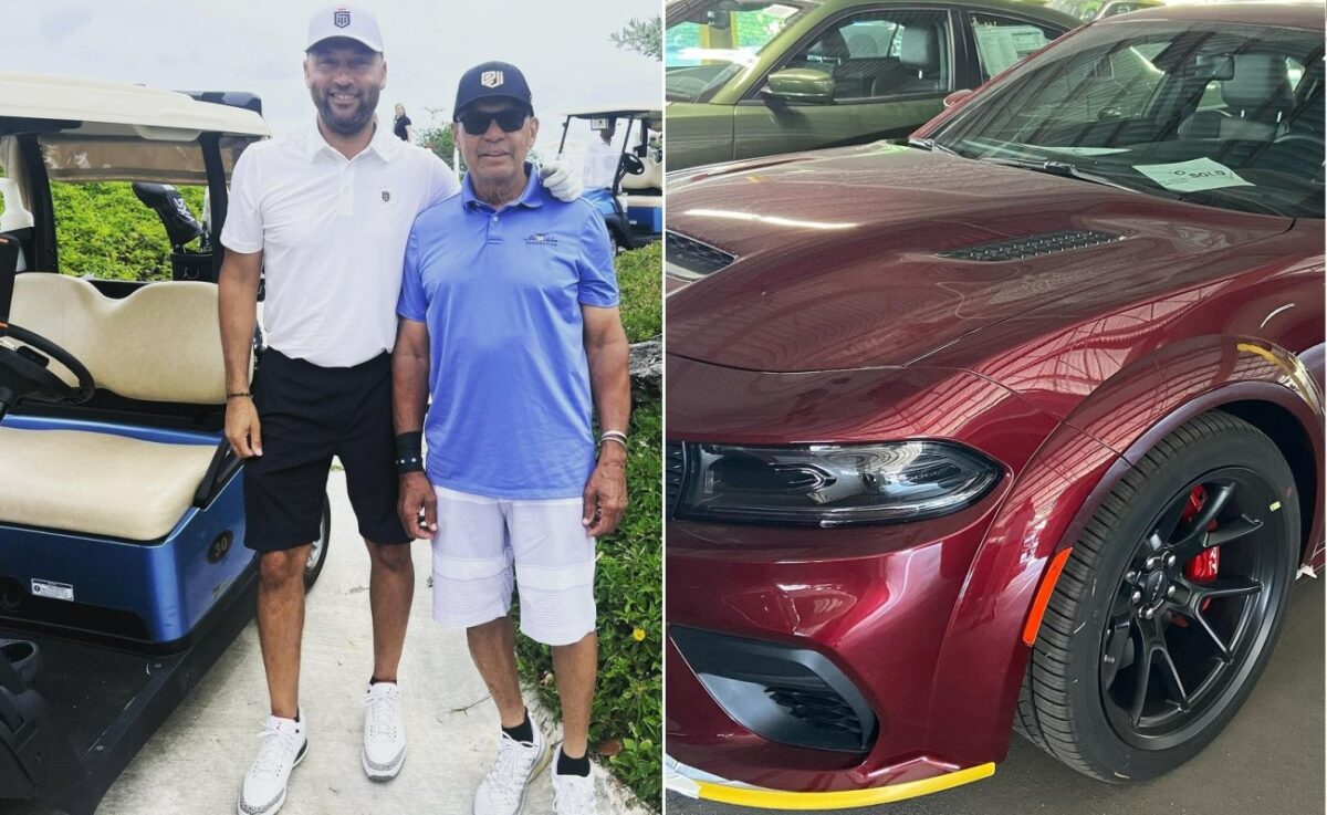 Reggie Jackson with Derek Jeter and his car stolen in Houston