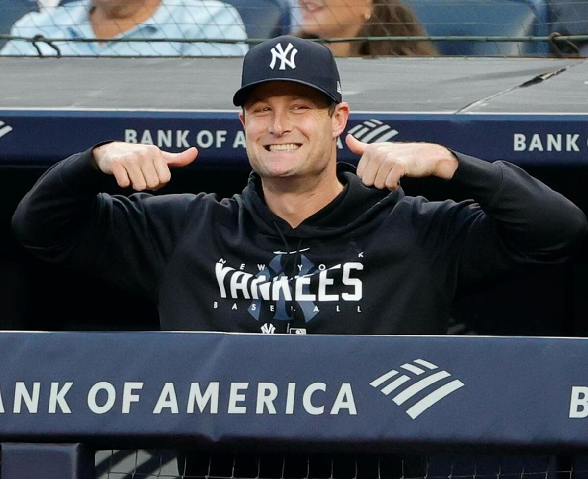 Yankees ace Gerrit Cole at Yankee Stadium in 2023.
