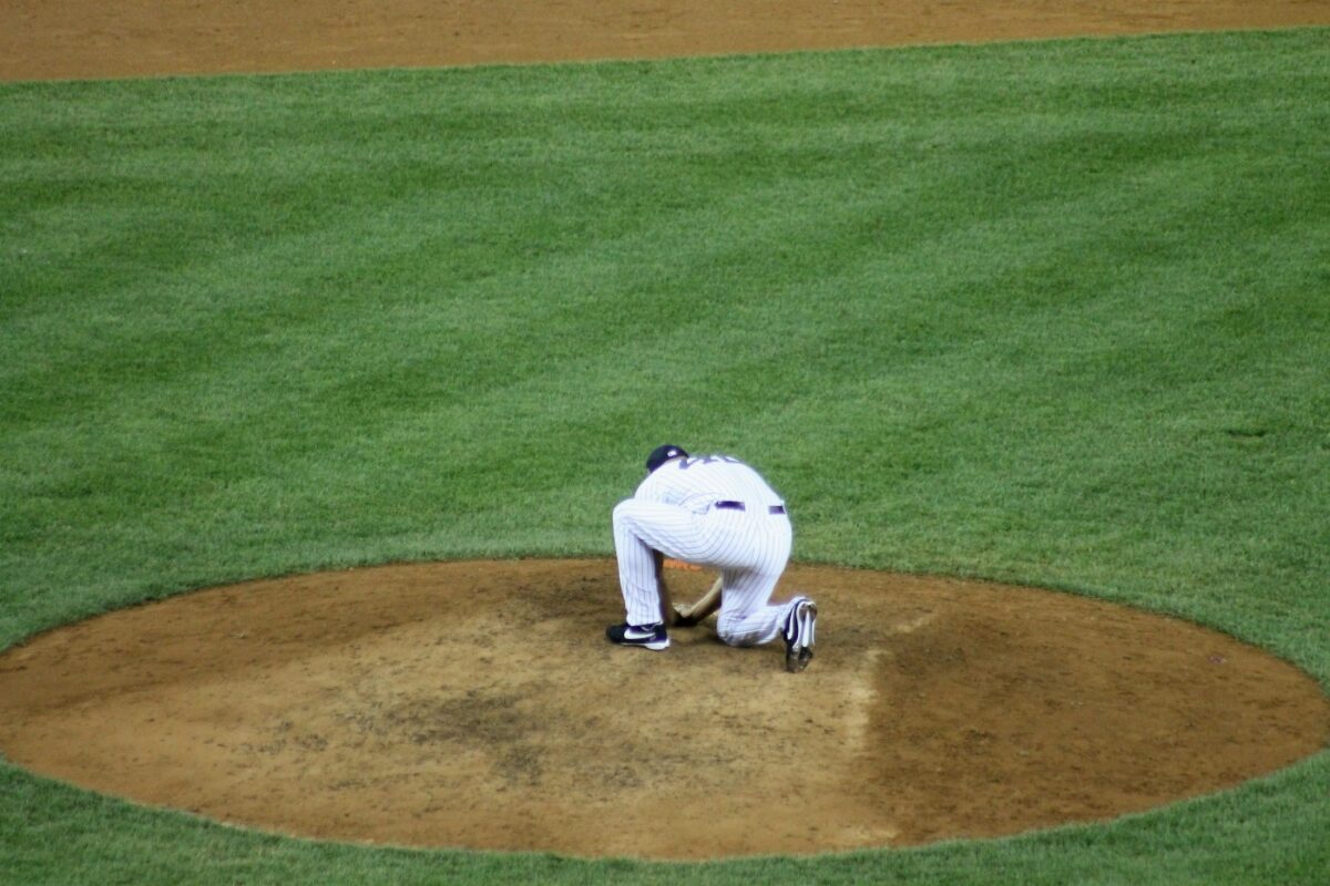 Gerrit Cole, the ace of the Yankees' rotation, at the mound of Yankee Stadium.