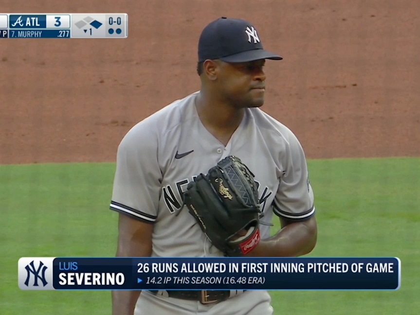 Upbeat Luis Severino, Optimist Boone Contrast Yankees Rout