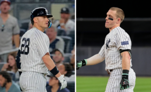 Harrison Bader and Josh Donaldson in action for the Yankees