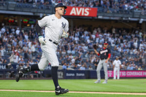 Aaron Judge - the star of the New York Yanks during the game against the Nationals, on August 23, 2023.